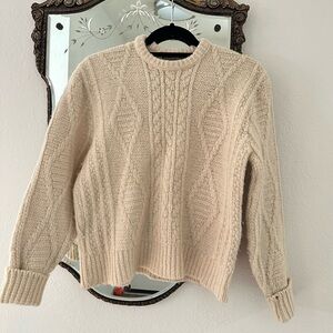 vintage Pendleton 100% wool women’s fishermen sweater